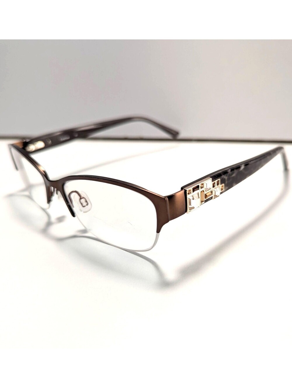 Bebe BB5151 (200) Topaz Eyeglasses Rhinestone Size:53-17-135 06/21 FRAMES ONLY